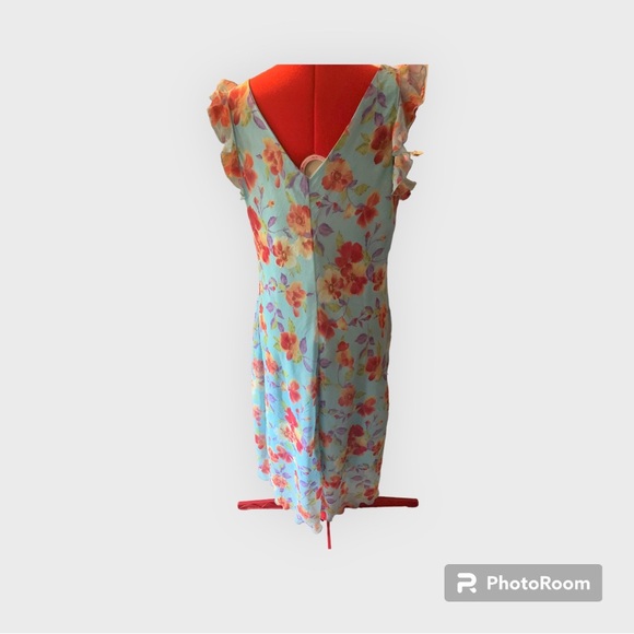 La Bella boutique dress, size 13, like new, below the knee, 100% polyester - Picture 2 of 5